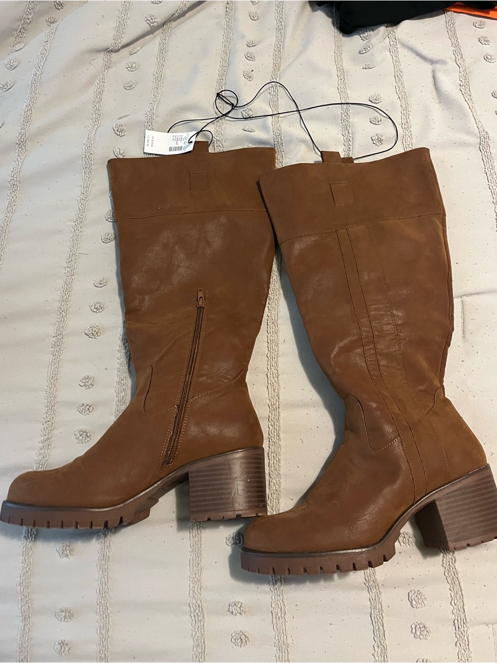 Maurices Women's Tall Chunky Heel Boots - Brown